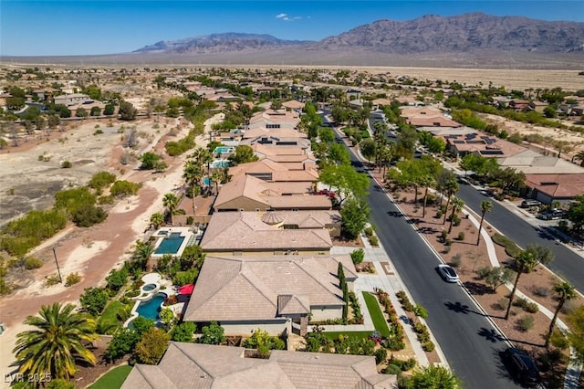 8221 Bay Dunes St, Las Vegas, NV 89131 - aerial view of residential area featuring mountains