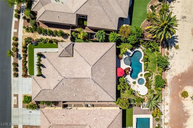 8221 Bay Dunes St, Las Vegas, NV 89131 - bird's eye view of a pool