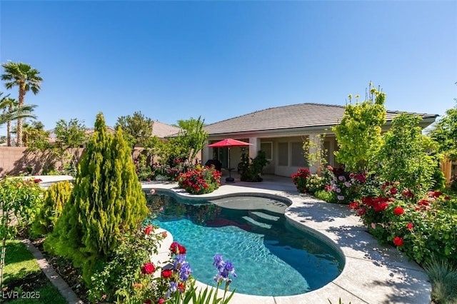 8221 Bay Dunes St, Las Vegas, NV 89131 - outdoor pool with a patio