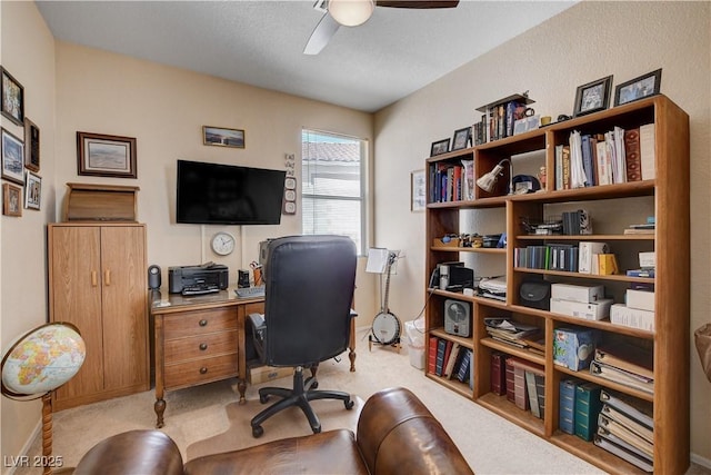 805 Palmero Way, Boulder City, NV 89005 - office featuring ceiling fan, carpet flooring, and baseboards