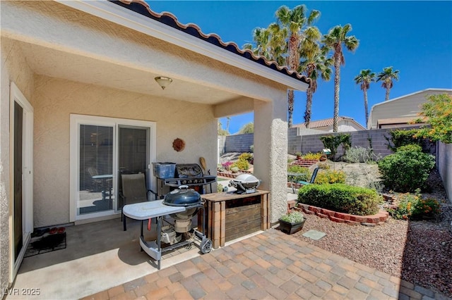 805 Palmero Way, Boulder City, NV 89005 - fenced backyard featuring a patio area
