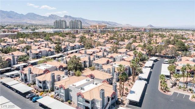 8600 W Charleston Blvd Unit 2068, Las Vegas, NV 89117 - aerial perspective of suburban area featuring a mountainous background