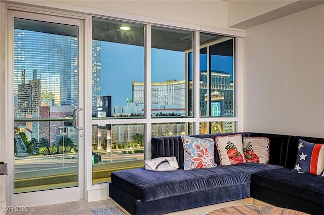 4525 Dean Martin Dr Unit 901, Las Vegas, NV 89103 - living area with a city view