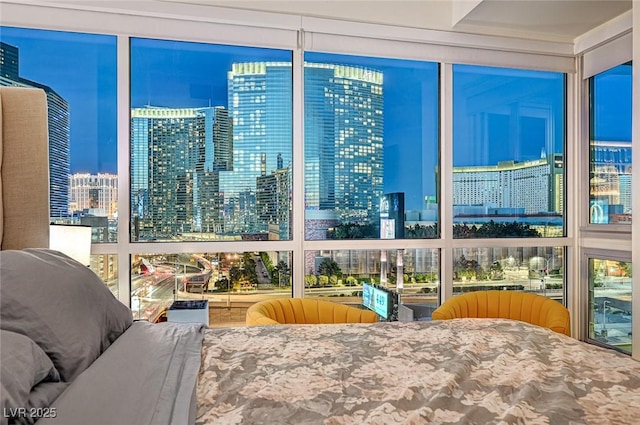 4525 Dean Martin Dr Unit 901, Las Vegas, NV 89103 - sunroom / solarium with floor to ceiling windows and a view of city
