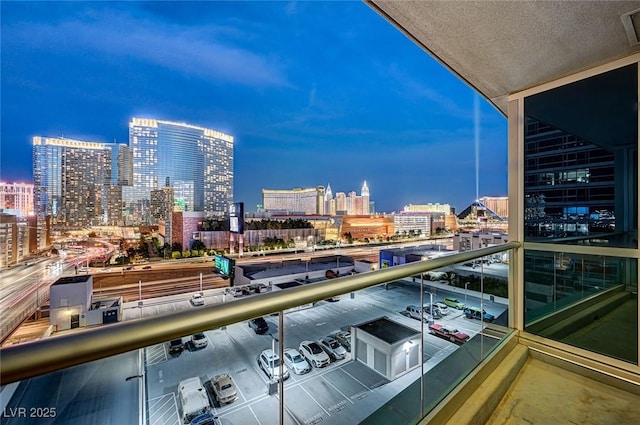 4525 Dean Martin Dr Unit 901, Las Vegas, NV 89103 - balcony featuring a view of city lights