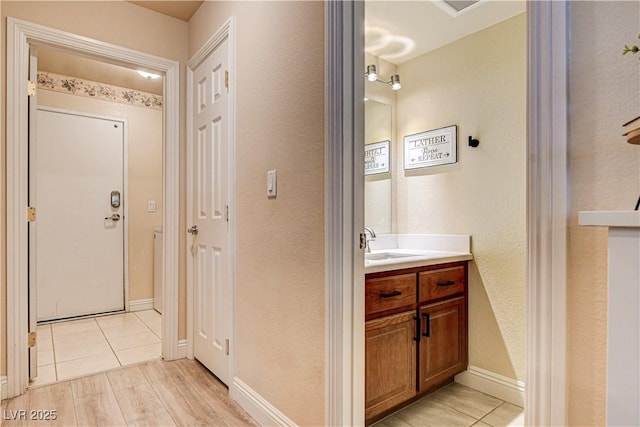 67 Dow Jones St Unit 2, Henderson, NV 89074 - bathroom with vanity and wood finished floors