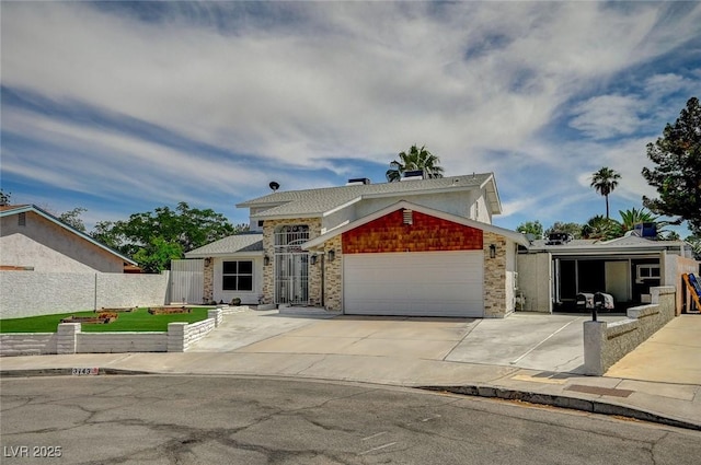 3143 El Chico Ct, Las Vegas, NV 89120 - view of front of property featuring concrete driveway and an attached garage