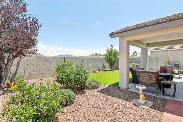 3966 Crystal Trip Ct, Las Vegas, NV 89129 - view of yard featuring a patio area