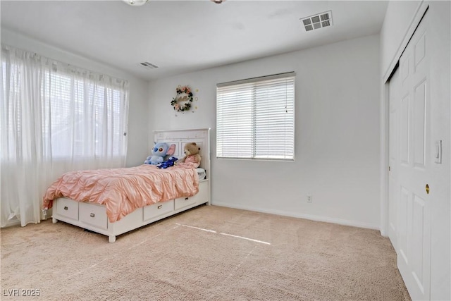 2851 Glistening Grove Ave, Henderson, NV 89052 - carpeted bedroom featuring baseboards and a closet