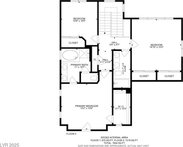2851 Glistening Grove Ave, Henderson, NV 89052 - home floor plan
