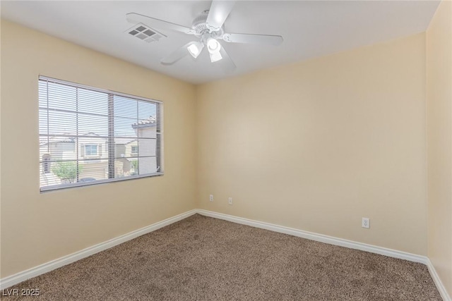 3037 Austin Pale Ave, North Las Vegas, NV 89081 - carpeted empty room with ceiling fan and baseboards