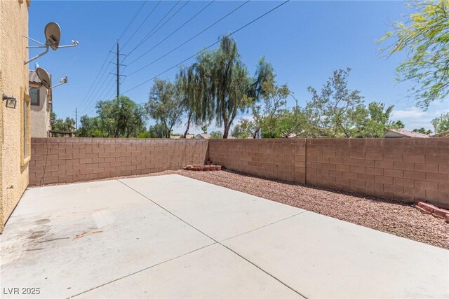 3037 Austin Pale Ave, North Las Vegas, NV 89081 - fenced backyard featuring a patio area
