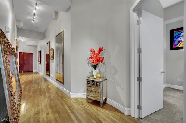 360 E Desert Inn Rd Unit 1803, Las Vegas, NV 89109 - hall with light wood-type flooring and baseboards