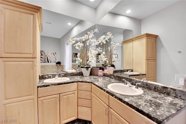 360 E Desert Inn Rd Unit 1803, Las Vegas, NV 89109 - full bathroom featuring double vanity