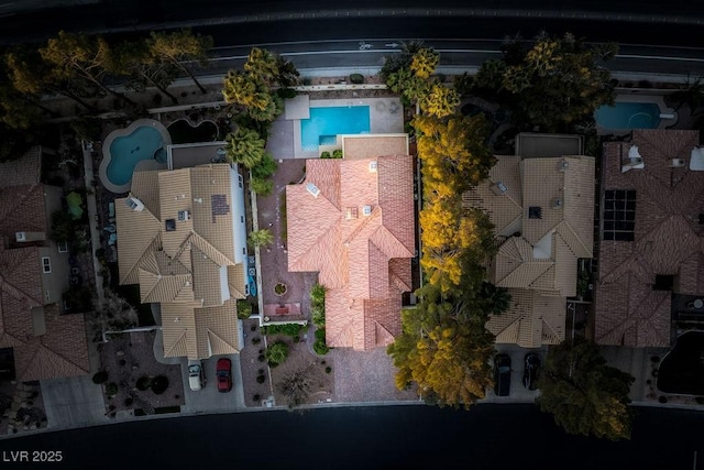 2104 Inverness Dr, Henderson, NV 89074 - aerial view of a pool