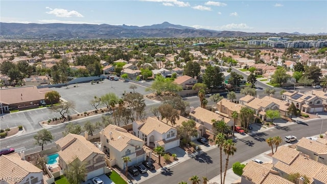 92 Sea Holly Way, Henderson, NV 89074 - aerial perspective of suburban area featuring a mountainous background