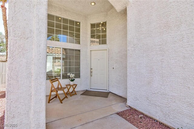 92 Sea Holly Way, Henderson, NV 89074 - entrance to property with stucco siding