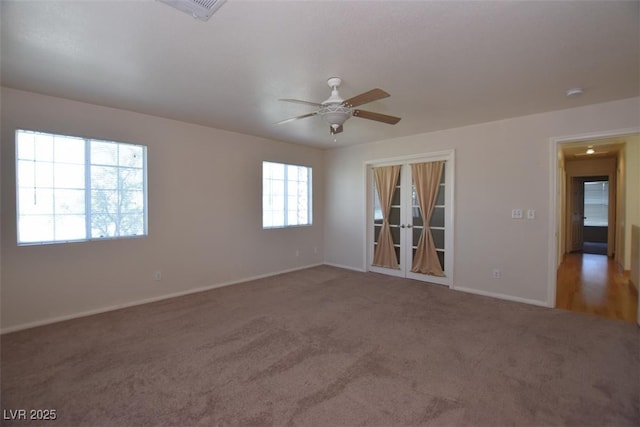 1220 Padre Serra Ln, Las Vegas, NV 89134 - unfurnished room featuring carpet flooring, ceiling fan, baseboards, and a smoke detector