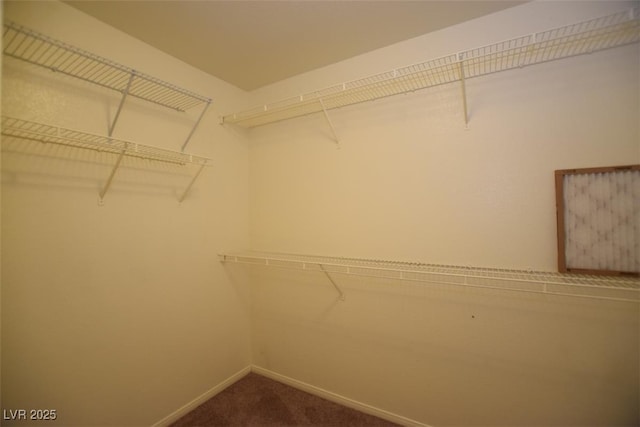 1220 Padre Serra Ln, Las Vegas, NV 89134 - walk in closet featuring dark carpet