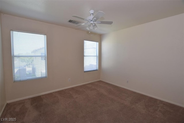 1220 Padre Serra Ln, Las Vegas, NV 89134 - unfurnished room featuring carpet flooring, baseboards, and ceiling fan