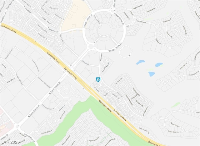 1220 Padre Serra Ln, Las Vegas, NV 89134 - map of property with streets / nearby areas
