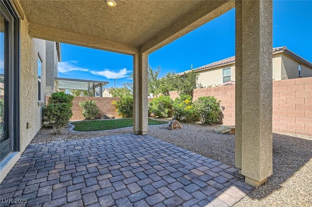 2806 Calle Cadiz, Henderson, NV 89044 - fenced backyard featuring a patio