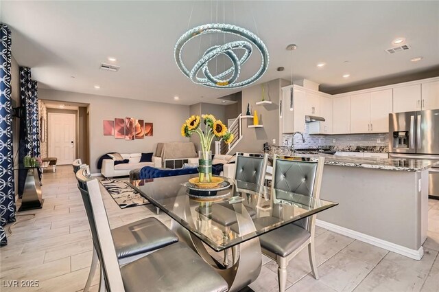 2806 Calle Cadiz, Henderson, NV 89044 - dining space with recessed lighting
