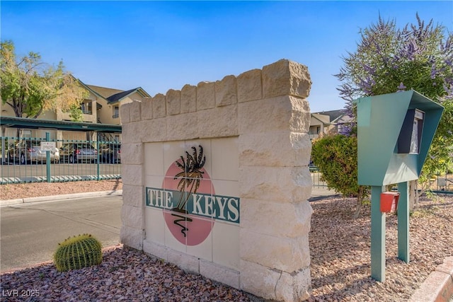 5171 Lindell Rd Unit 201, Las Vegas, NV 89118 - community / neighborhood sign featuring a residential view