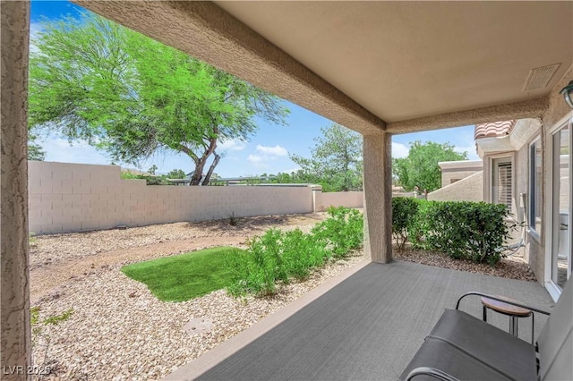 2701 Glencliff Dr, Las Vegas, NV 89134 - fenced backyard with a patio