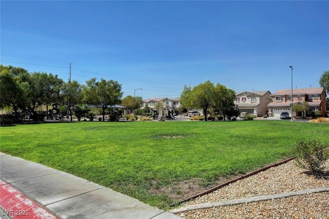 405 Prairie Moon Ave, North Las Vegas, NV 89084 - view of grassy yard featuring a residential view