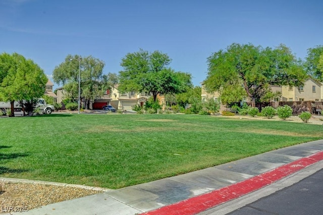 405 Prairie Moon Ave, North Las Vegas, NV 89084 - view of grassy yard featuring a residential view