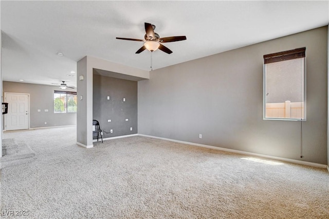405 Prairie Moon Ave, North Las Vegas, NV 89084 - empty room with a ceiling fan and carpet flooring