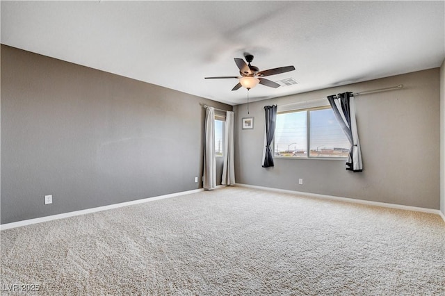 405 Prairie Moon Ave, North Las Vegas, NV 89084 - carpeted spare room with ceiling fan and baseboards