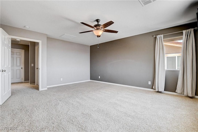 405 Prairie Moon Ave, North Las Vegas, NV 89084 - carpeted empty room featuring ceiling fan and baseboards