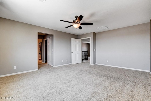 405 Prairie Moon Ave, North Las Vegas, NV 89084 - unfurnished bedroom with carpet flooring and a ceiling fan