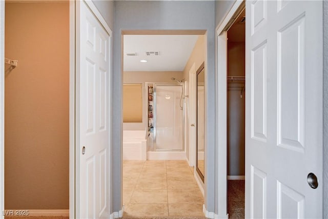 405 Prairie Moon Ave, North Las Vegas, NV 89084 - hall featuring light tile patterned floors and baseboards