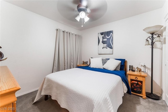 3420 Winterhaven St Unit 202, Las Vegas, NV 89108 - bedroom with carpet flooring and a ceiling fan