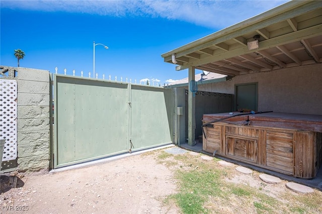 4409 Rosebank Cir, Las Vegas, NV 89108 - view of patio with a gate