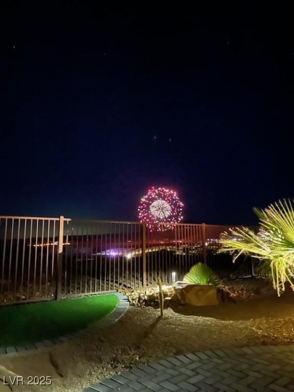 977 Majestic Vw, Mesquite, NV 89034 - view of yard at twilight