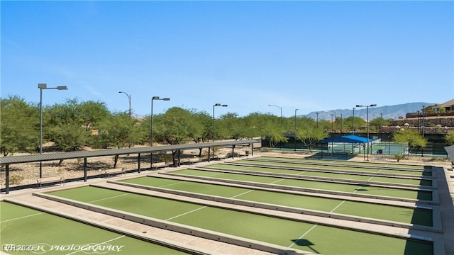 977 Majestic Vw, Mesquite, NV 89034 - view of property's community with a game area and a mountain view