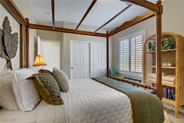6440 Bristlebird St, North Las Vegas, NV 89084 - carpeted bedroom featuring a closet