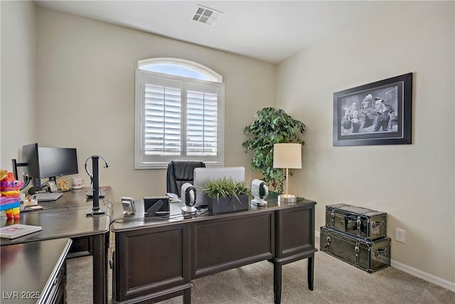 6440 Bristlebird St, North Las Vegas, NV 89084 - home office with carpet flooring and baseboards