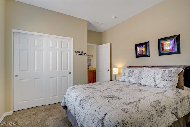 6440 Bristlebird St, North Las Vegas, NV 89084 - carpeted bedroom with a closet