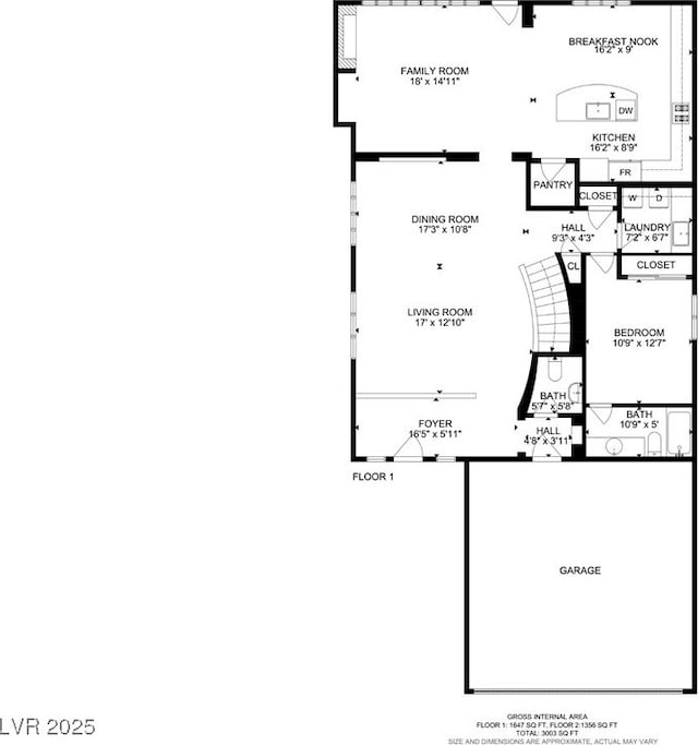 6440 Bristlebird St, North Las Vegas, NV 89084 - room layout