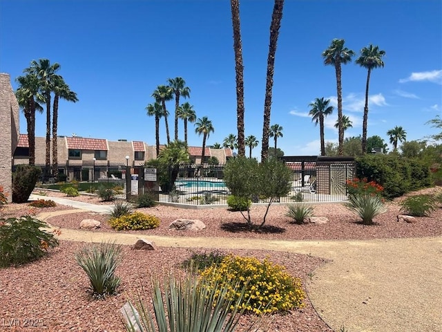 6445 Ironbark Ln, Las Vegas, NV 89107 - view of home's community featuring a pool