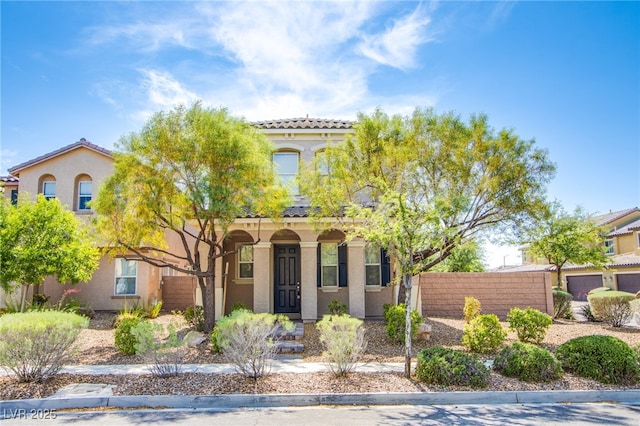 2369 Via Barranca St, Henderson, NV 89044 - mediterranean / spanish house with stucco siding