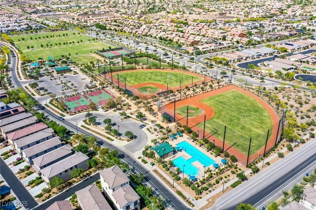 2369 Via Barranca St, Henderson, NV 89044 - drone / aerial view of a pool area
