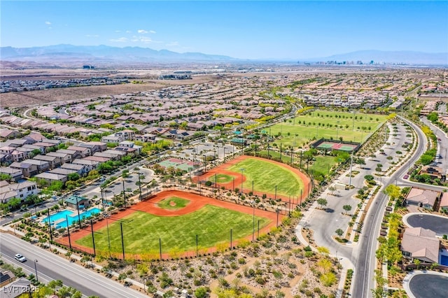 2369 Via Barranca St, Henderson, NV 89044 - aerial view of a mountain backdrop