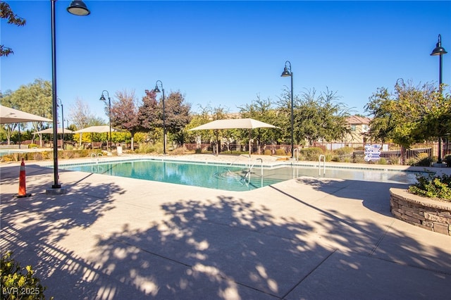 2369 Via Barranca St, Henderson, NV 89044 - community pool featuring a patio