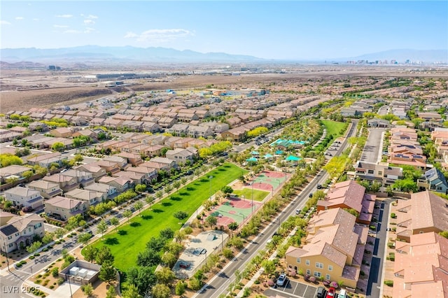 2369 Via Barranca St, Henderson, NV 89044 - aerial view of residential area with a mountainous background